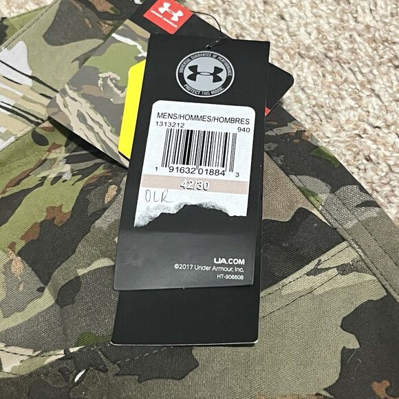 Under Armour Men’s Field Ops Pants Forest Camo UA 1313212-940 Size 42x30 - NWT - Picture 4 of 13